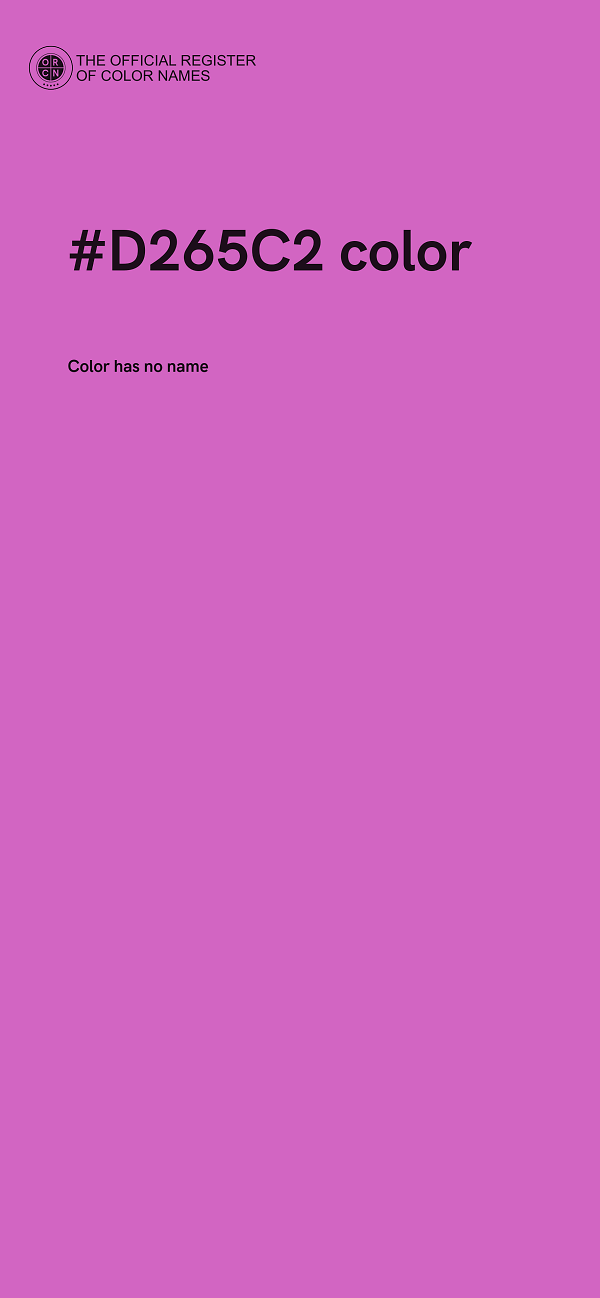 #D265C2 color image