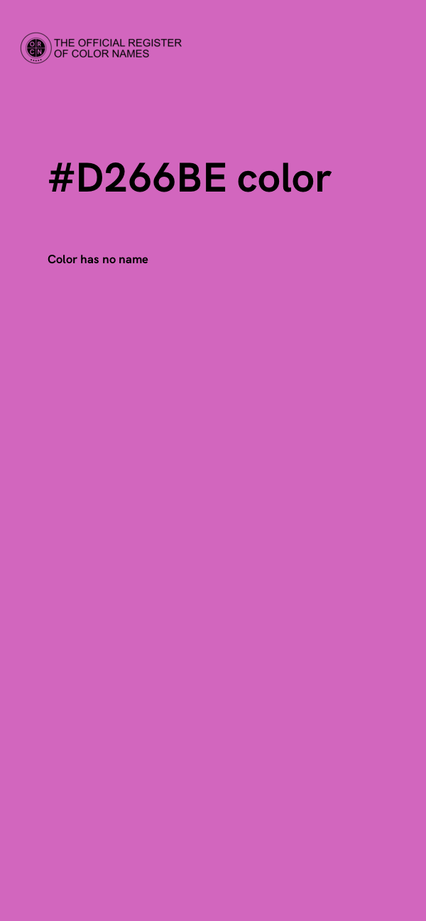 #D266BE color image