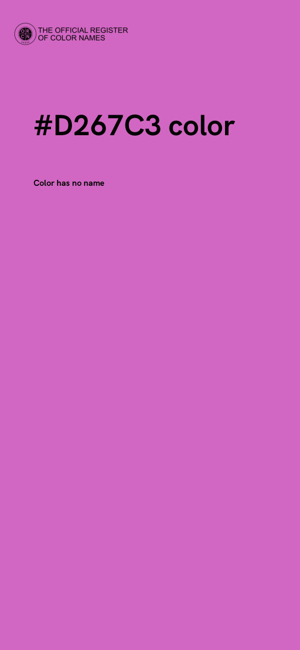 #D267C3 color image