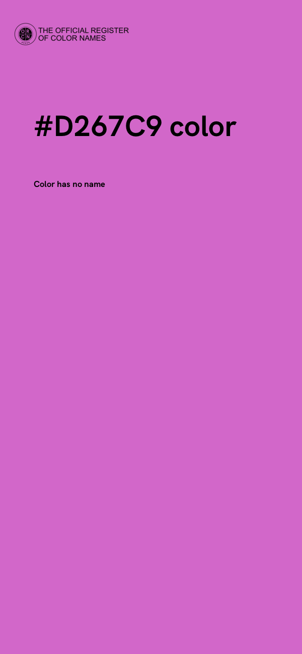 #D267C9 color image
