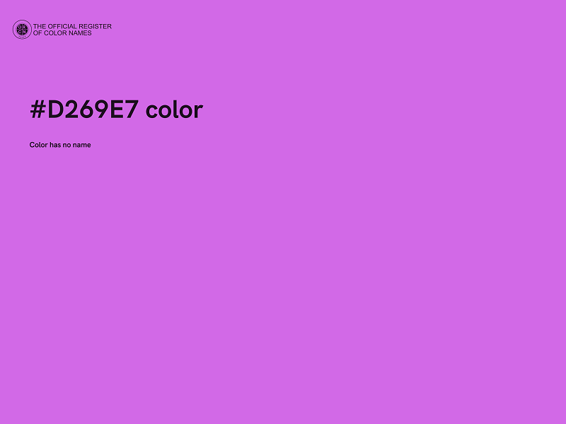 #D269E7 color image
