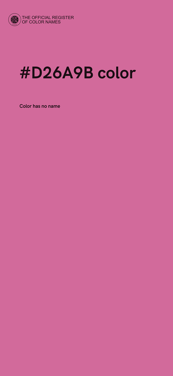 #D26A9B color image