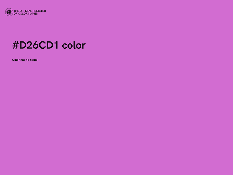 #D26CD1 color image