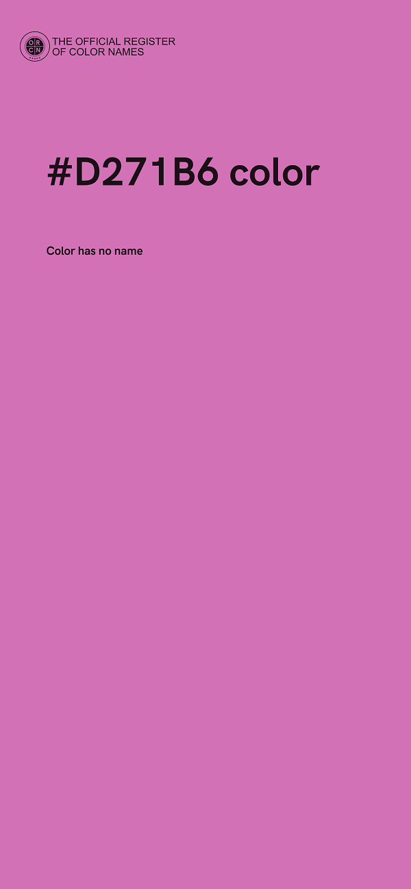 #D271B6 color image