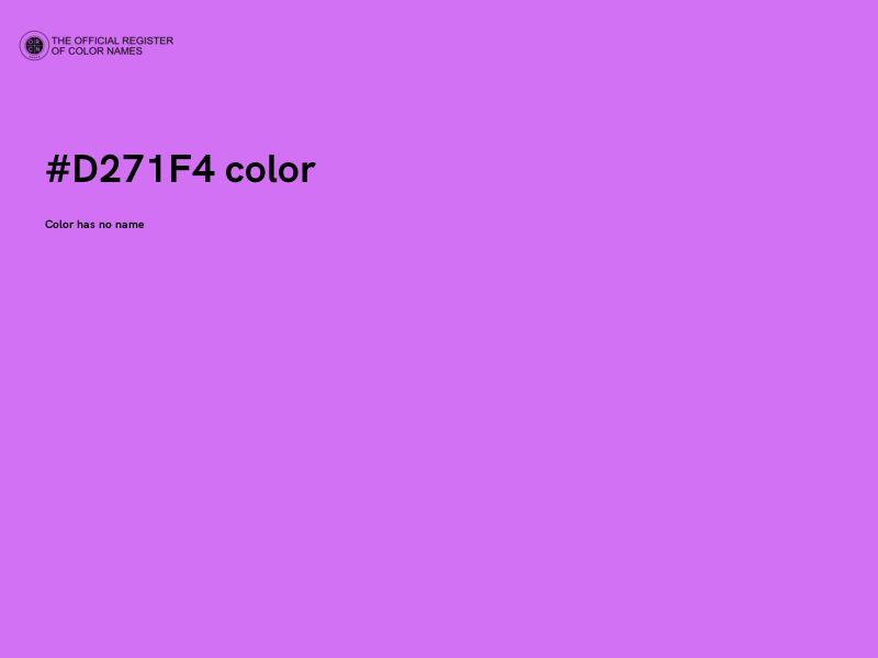 #D271F4 color image