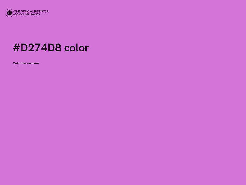 #D274D8 color image