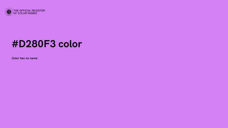 #D280F3 color image