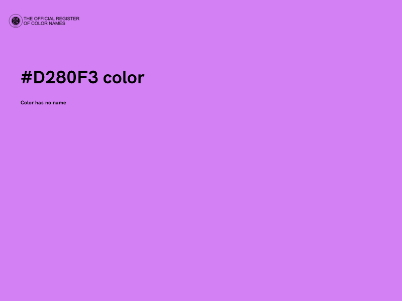 #D280F3 color image
