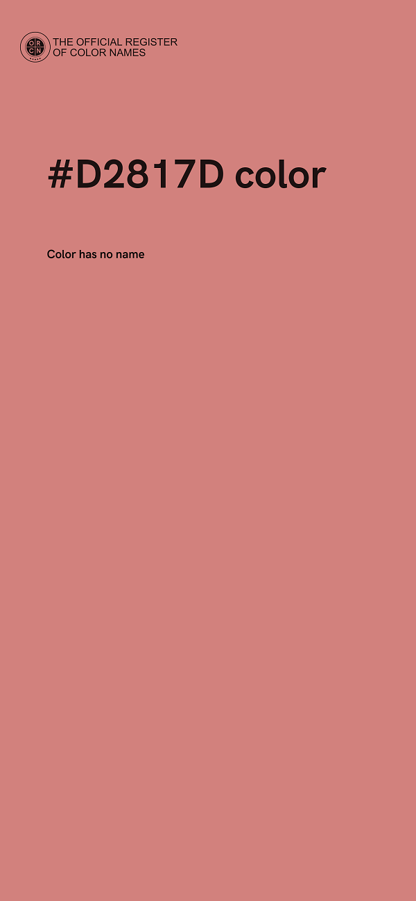 #D2817D color image
