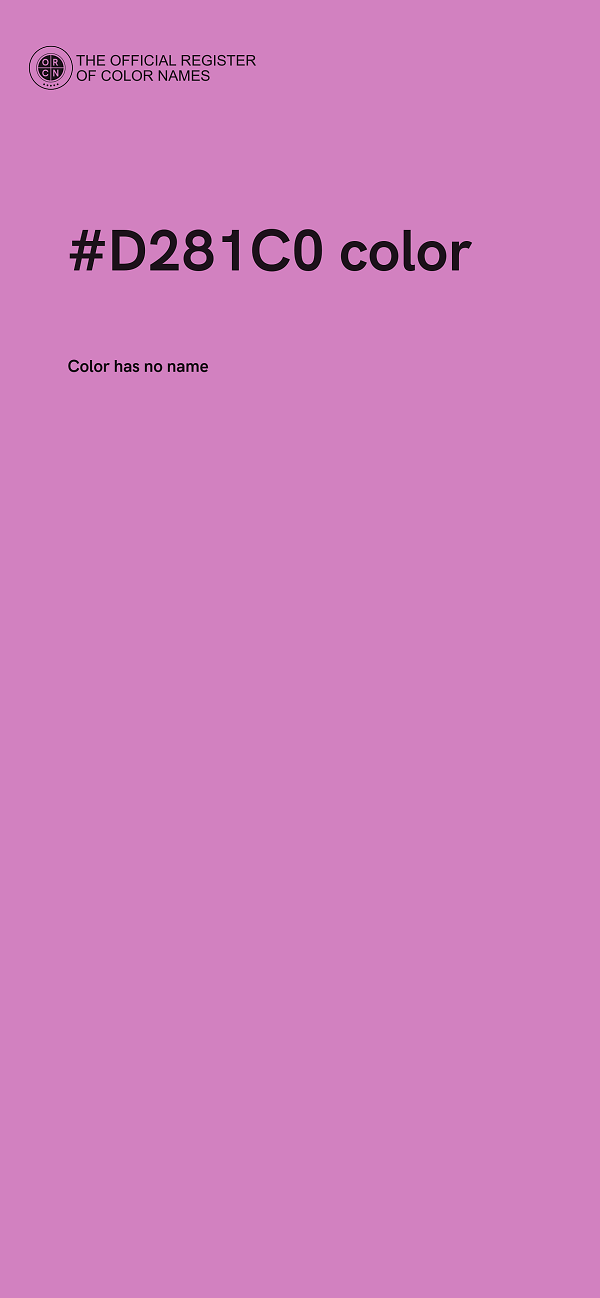 #D281C0 color image
