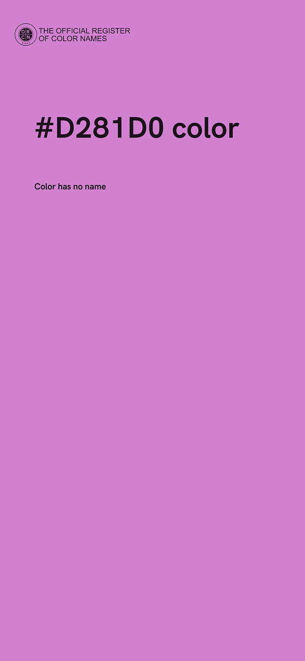 #D281D0 color image