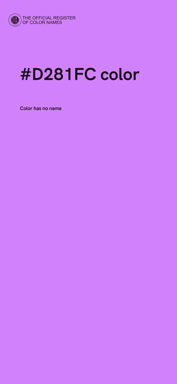 #D281FC color image