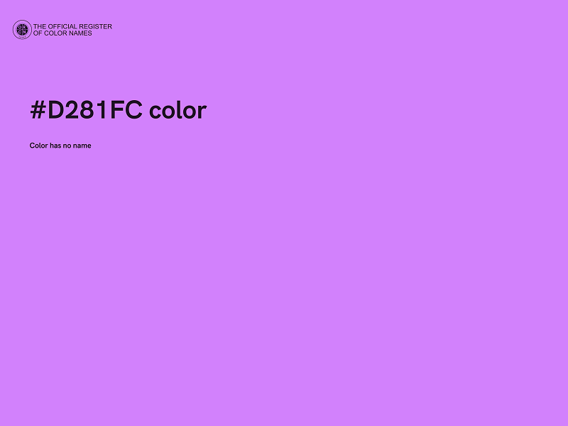 #D281FC color image