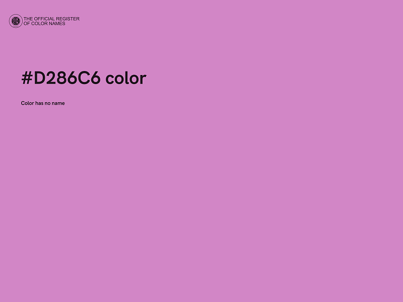 #D286C6 color image