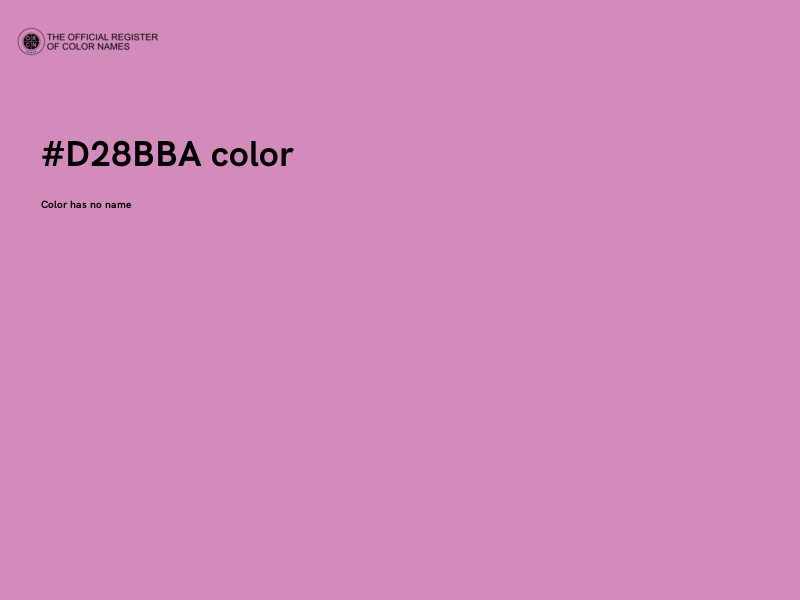 #D28BBA color image