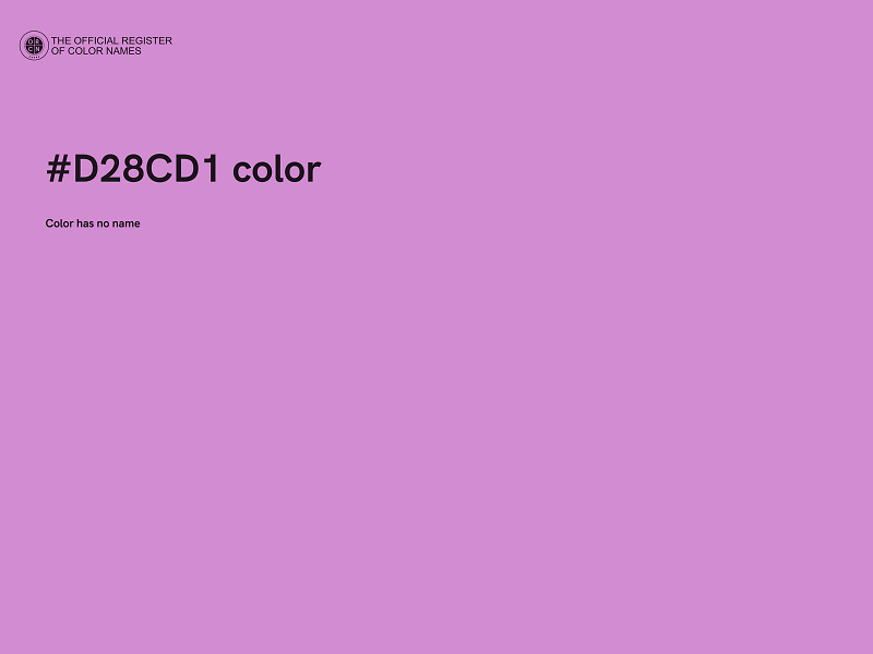 #D28CD1 color image