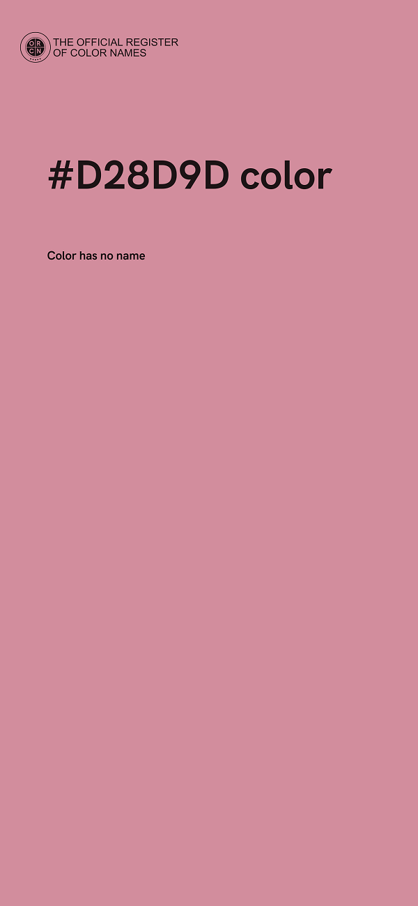 #D28D9D color image