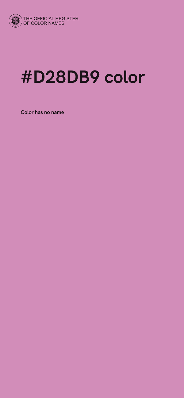 #D28DB9 color image