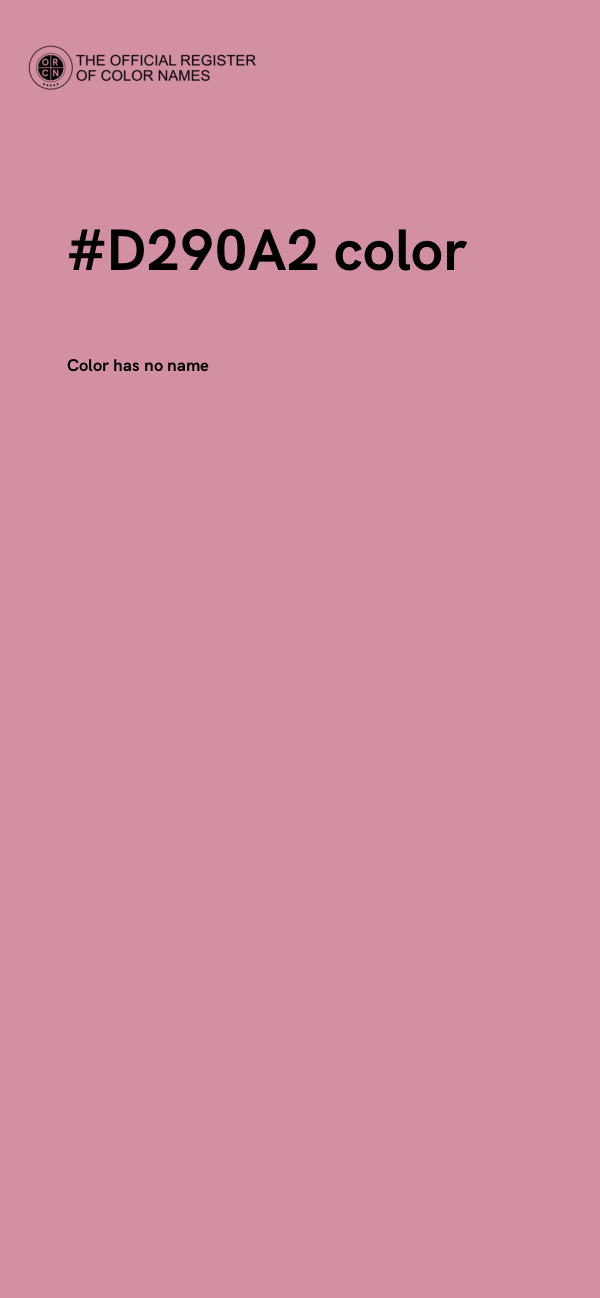 #D290A2 color image