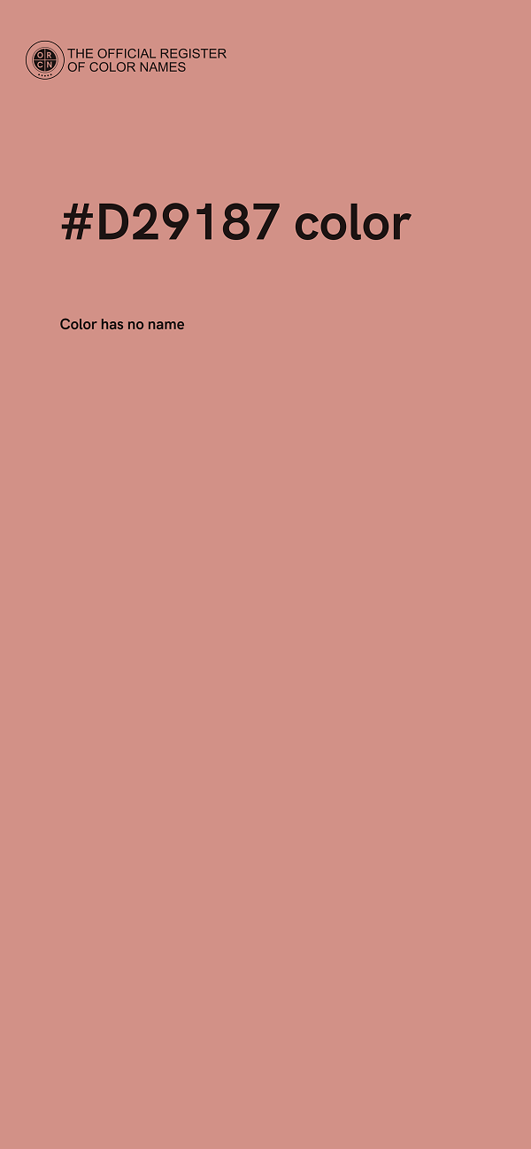#D29187 color image