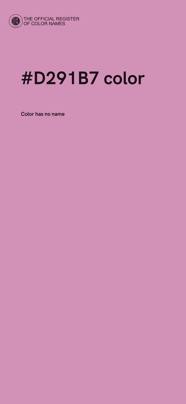 #D291B7 color image