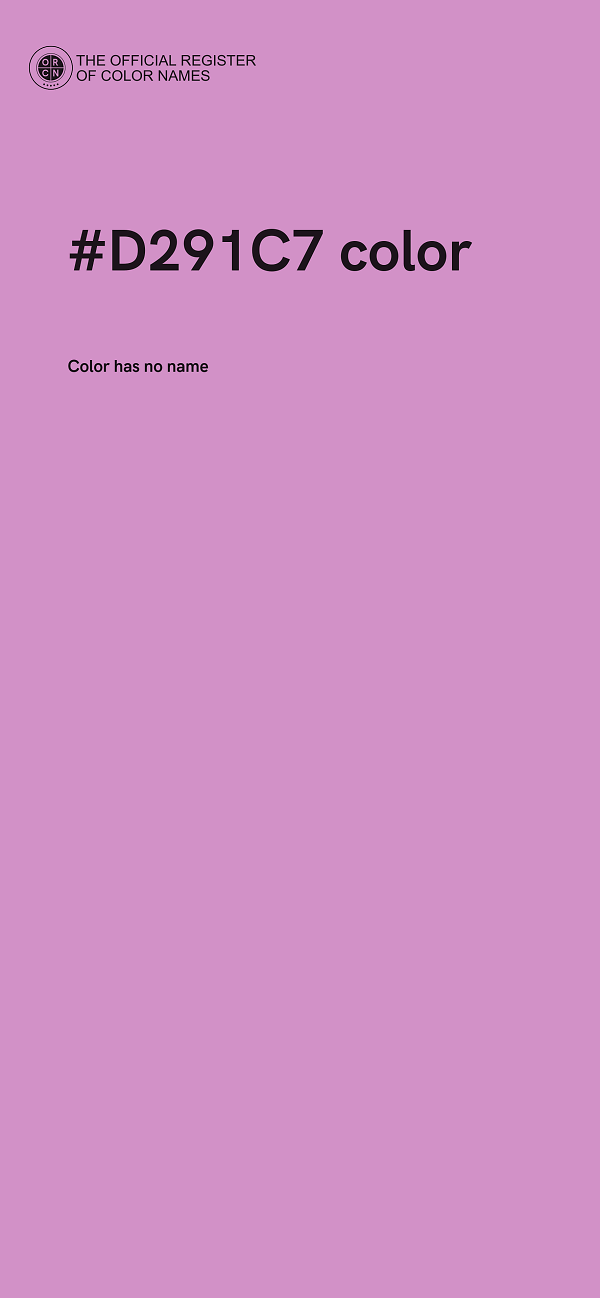 #D291C7 color image