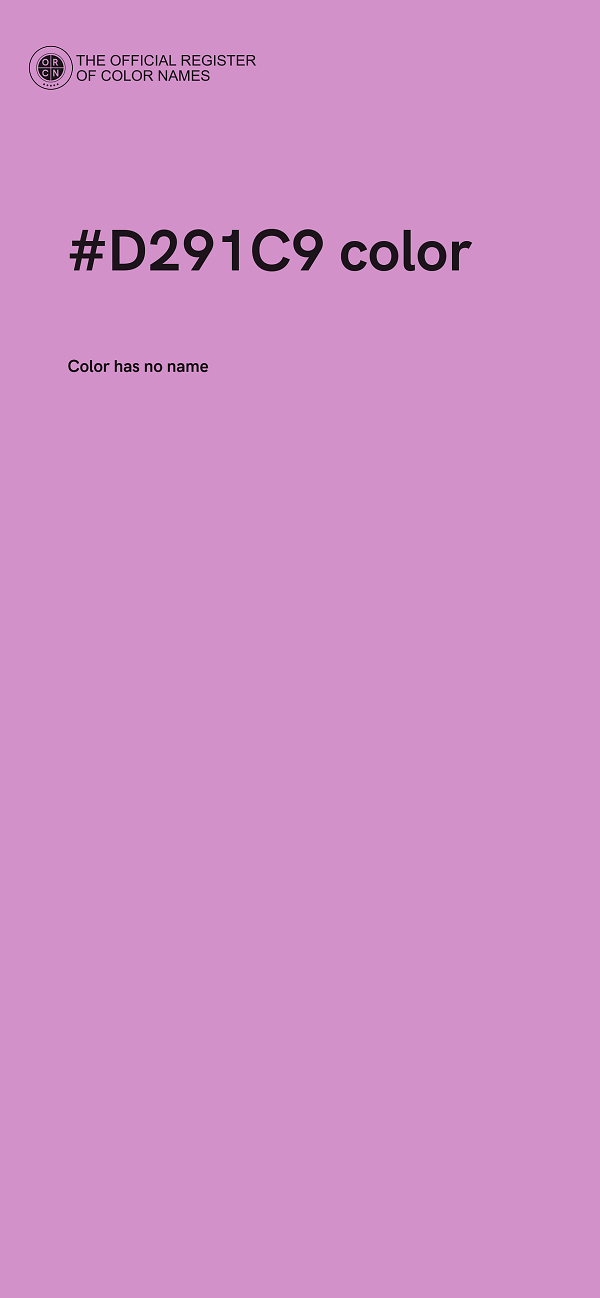 #D291C9 color image