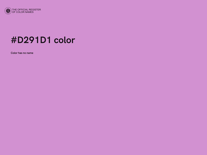 #D291D1 color image