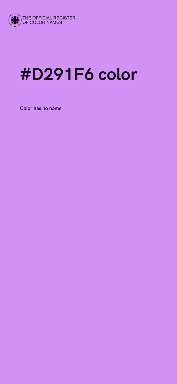 #D291F6 color image
