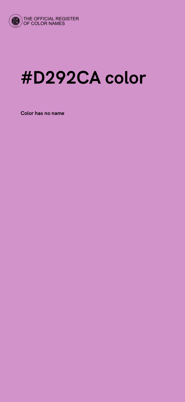 #D292CA color image