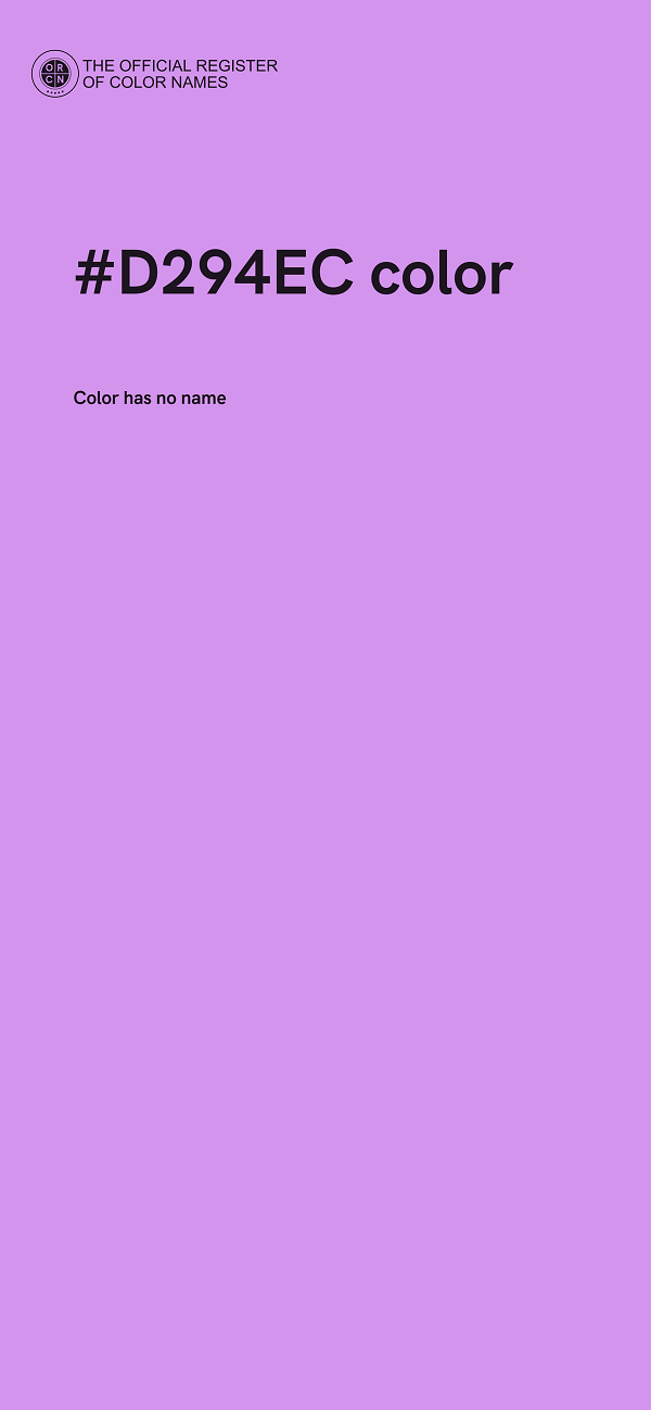 #D294EC color image