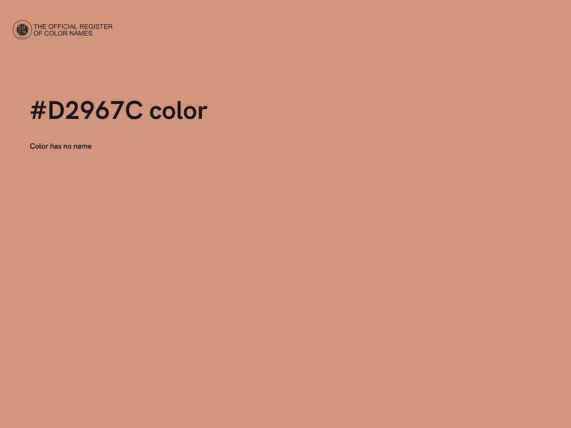 #D2967C color image