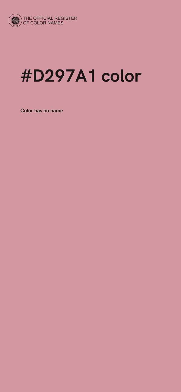 #D297A1 color image