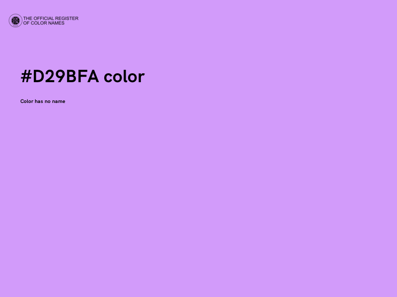 #D29BFA color image