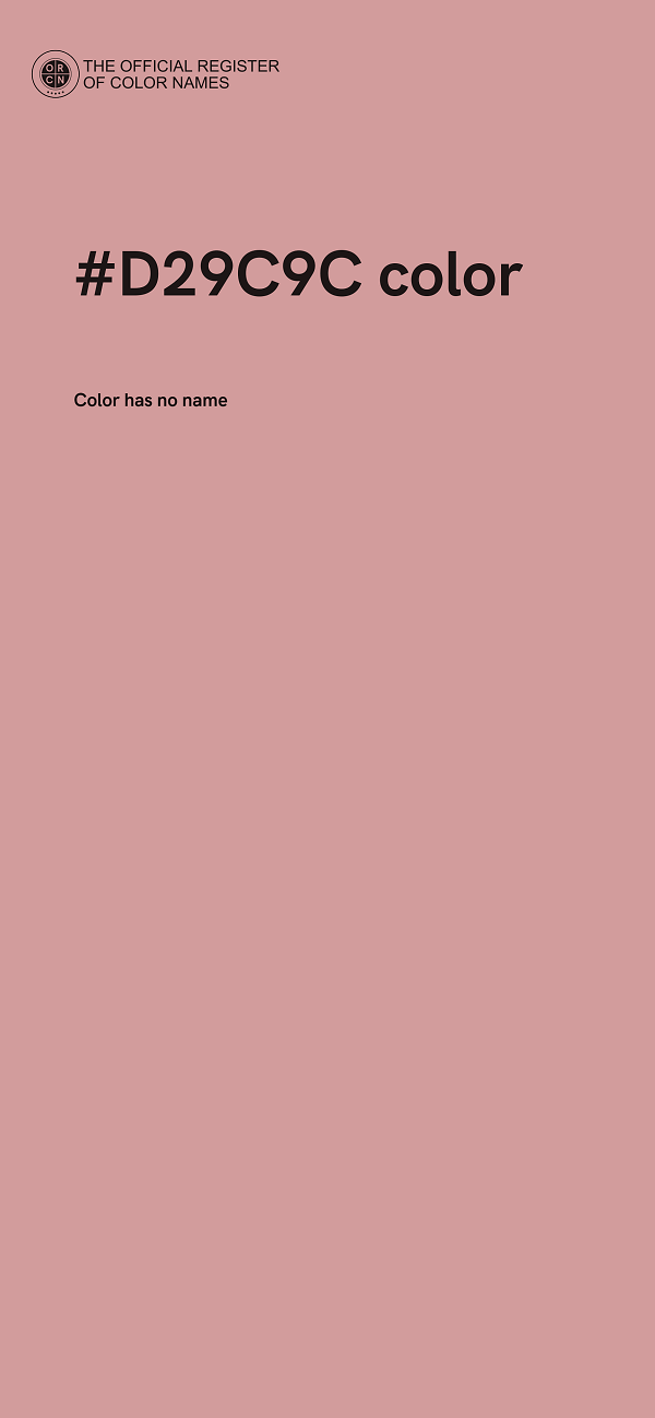 #D29C9C color image