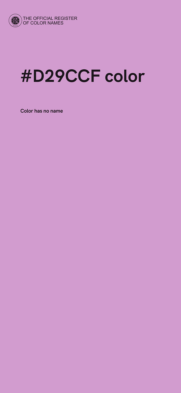 #D29CCF color image