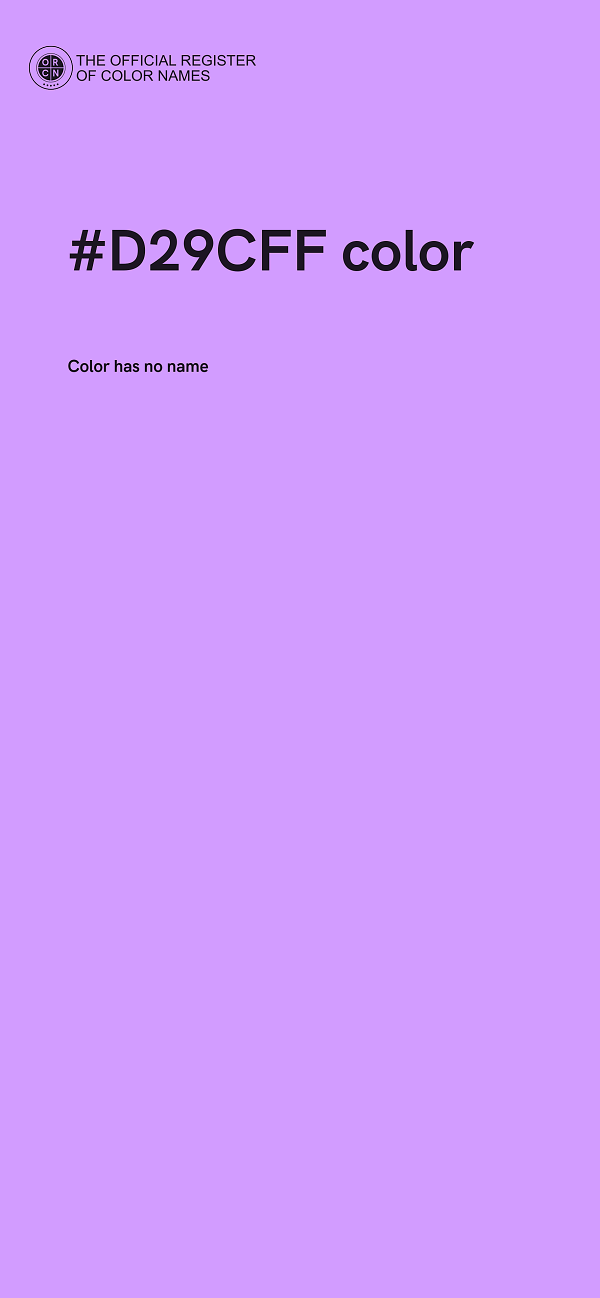 #D29CFF color image