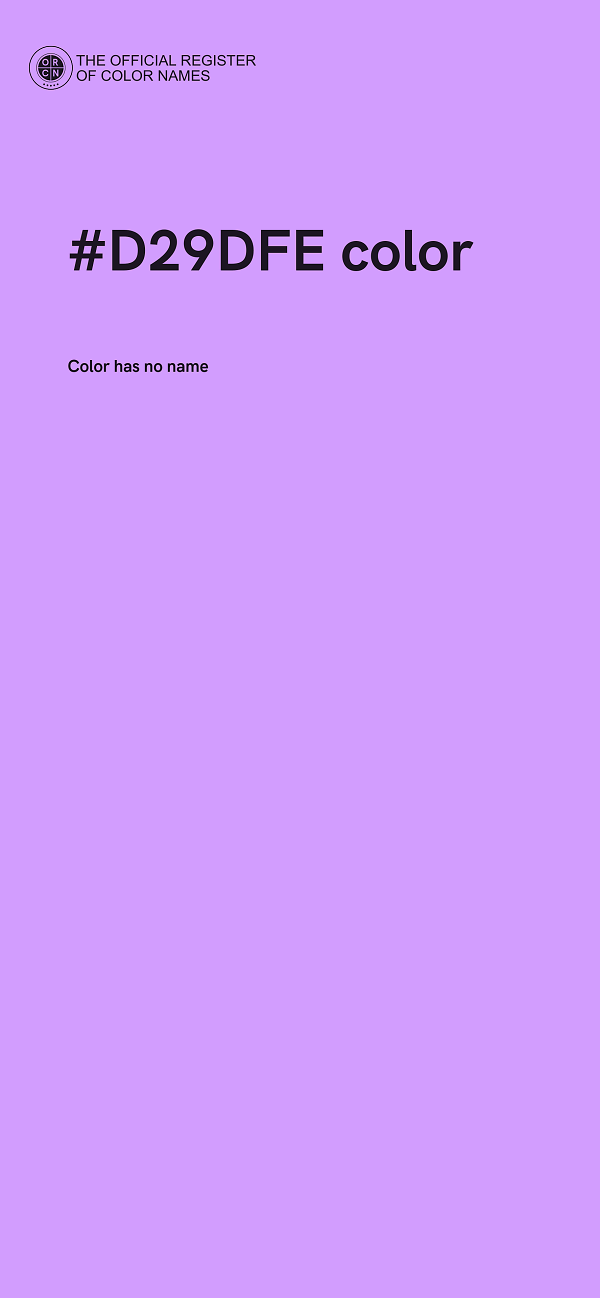 #D29DFE color image