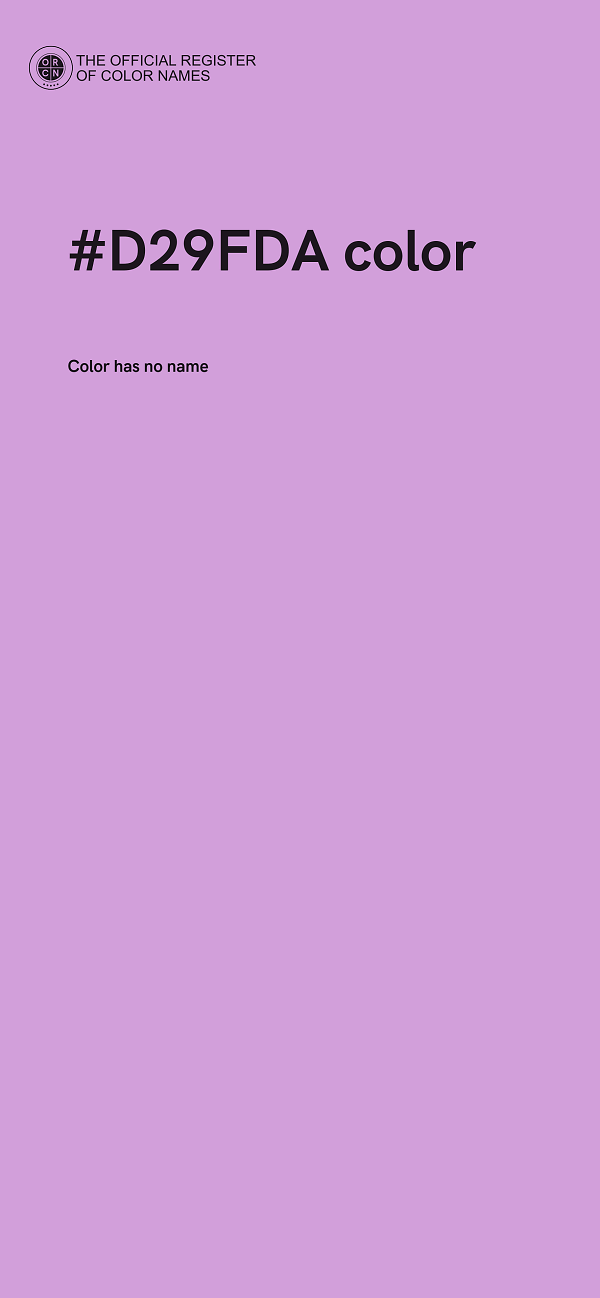 #D29FDA color image