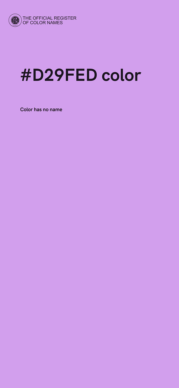 #D29FED color image