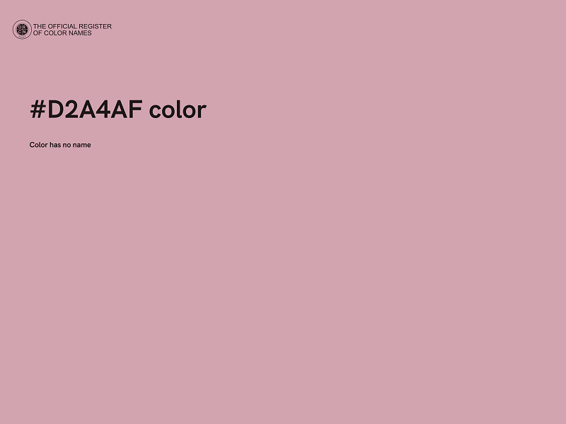 #D2A4AF color image