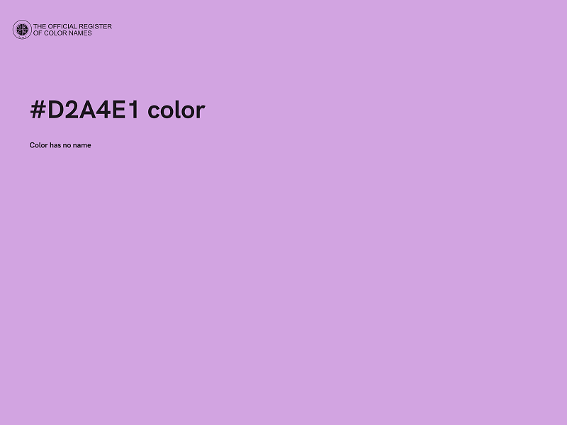 #D2A4E1 color image