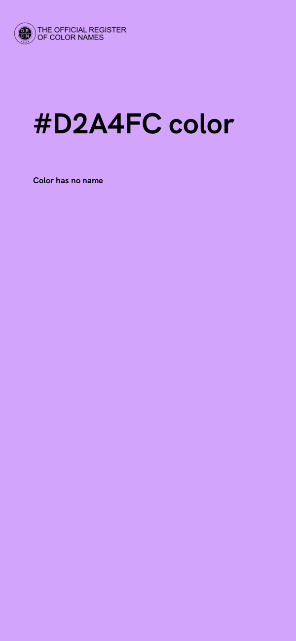 #D2A4FC color image