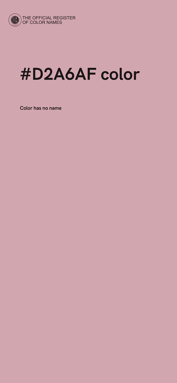 #D2A6AF color image