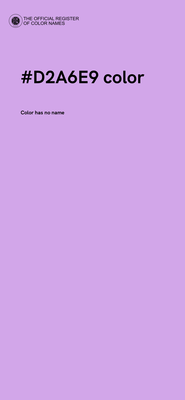 #D2A6E9 color image