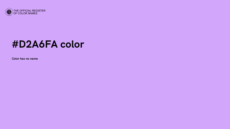 #D2A6FA color image