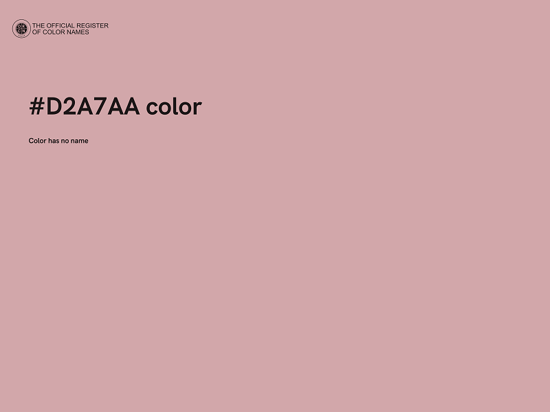 #D2A7AA color image