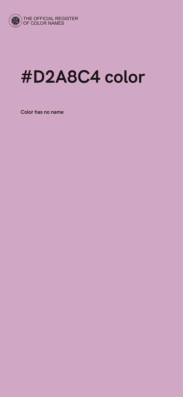 #D2A8C4 color image
