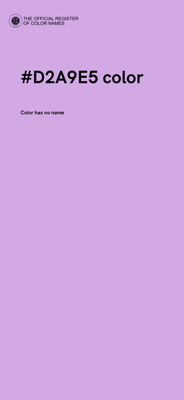 #D2A9E5 color image