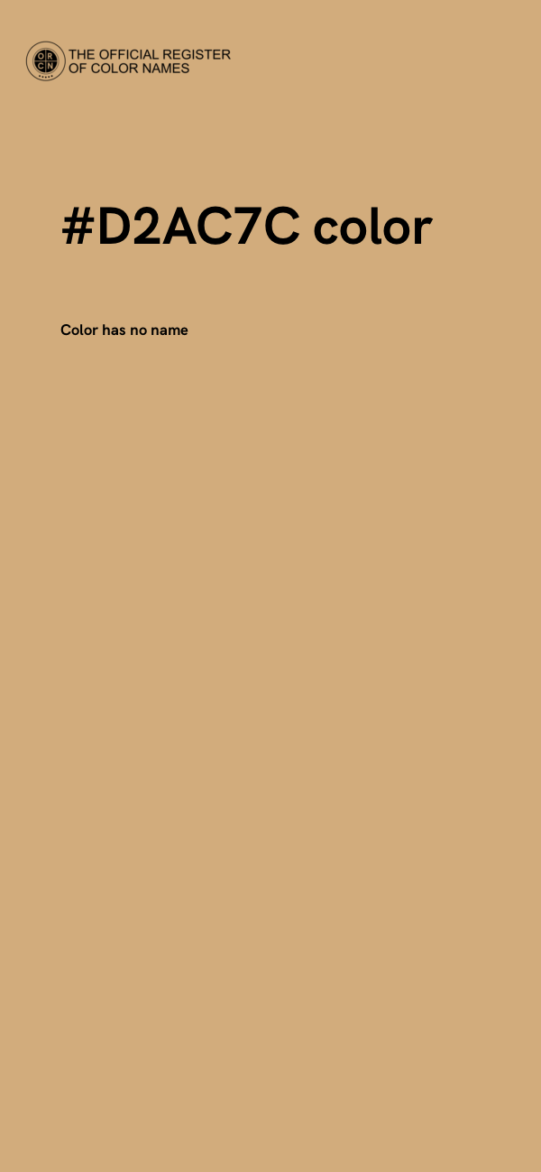 #D2AC7C color image
